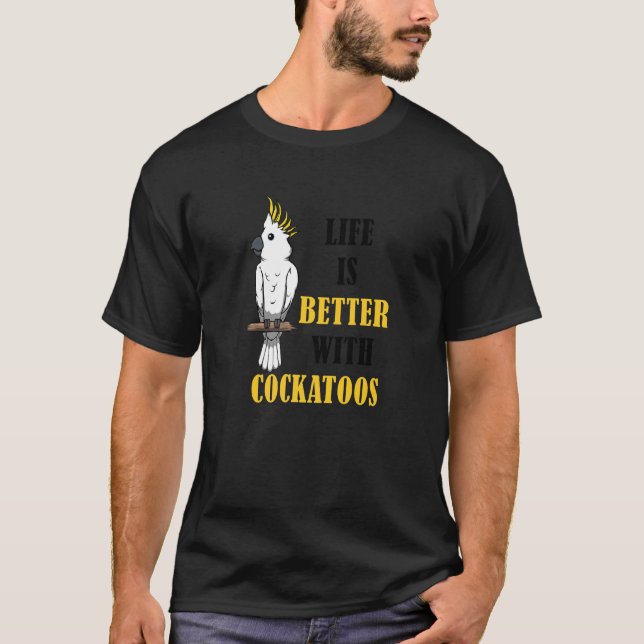 Camiseta Cockatiel Cockatoo (Anverso)