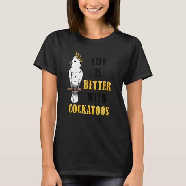 Camiseta Cockatiel Cockatoo (Anverso)