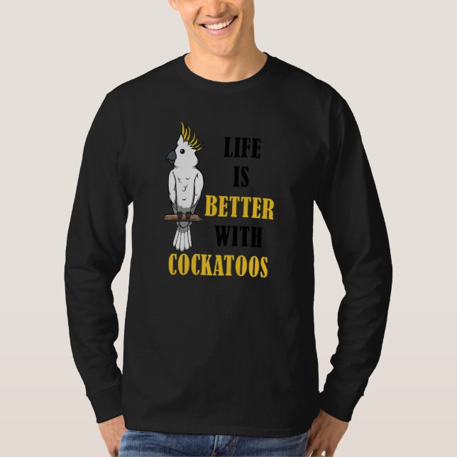 Camiseta Cockatiel Cockatoo (Anverso)