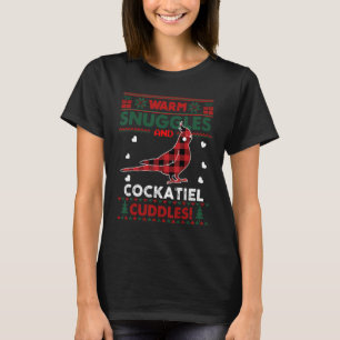 Camiseta Cockatiel Cockatoo Bird Navidad Navidades feos sud