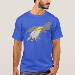 Camiseta Cockatiel Cockatoo Lutino Parrot Quarrion Dino