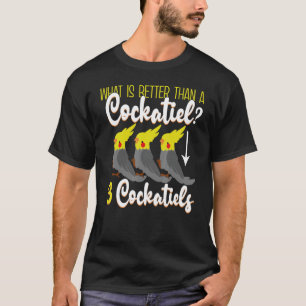 Camiseta Cockatiel Cockatoo Lutino Parrot Quarrion Tiel Wei