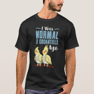 Camiseta Cockatiel Cockatoo Lutino Weiro Parrot Tiel Q