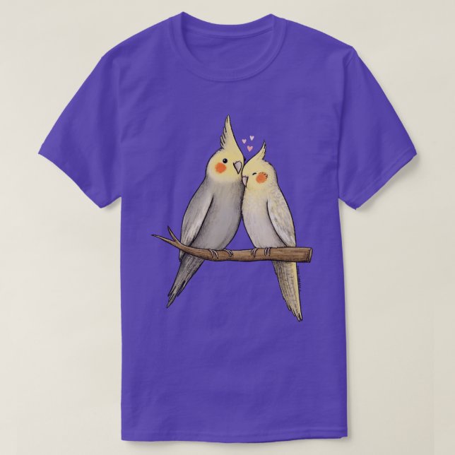Camiseta Cockatiel Cuddle (Diseño del anverso)