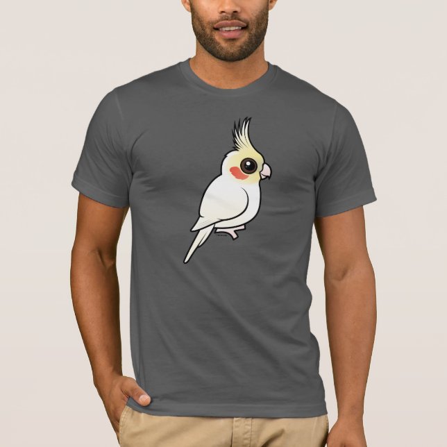 Camiseta Cockatiel de Lutino (Anverso)