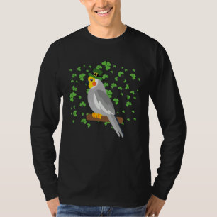 Camiseta Cockatiel Duende Trébol Día de San Patricio