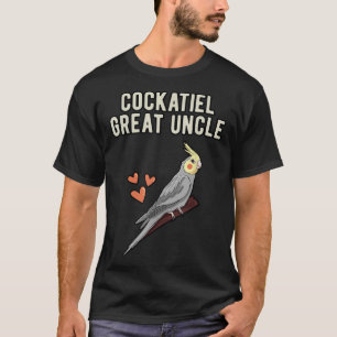 Camiseta Cockatiel Gran Tío Parrot Dueño Cockatoo Mascota W