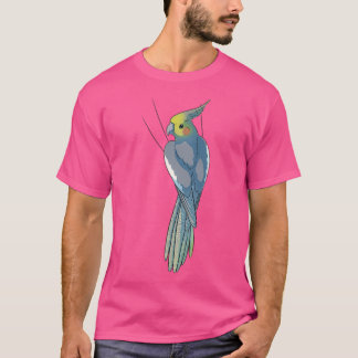 Camiseta Cockatiel gris normal