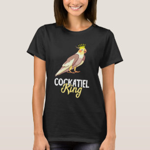 Camiseta Cockatiel King Crown Cockatoo Bird Dueño Parrot P