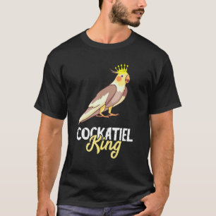 Camiseta Cockatiel King Crown Cockatoo Bird Dueño Parrot P
