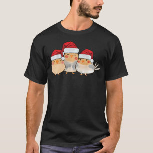 Camiseta Cockatiel Lutino Aves Cuestas Amarillas con Christ