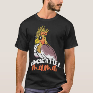 Camiseta Cockatiel Mama Cute Bird Mom for Parrot