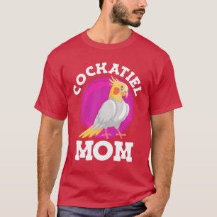 Camiseta Cockatiel Mom Bird Lover Parakeets Mommy Bird funn