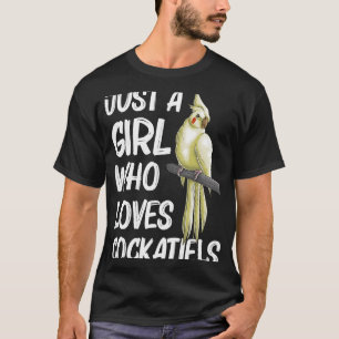 Camiseta Cockatiel para Chicas niños dueños de loro de aves