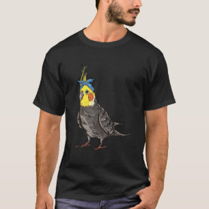 Camiseta Cockatiel Para La Cabeza Adorable De Aves Cockatie