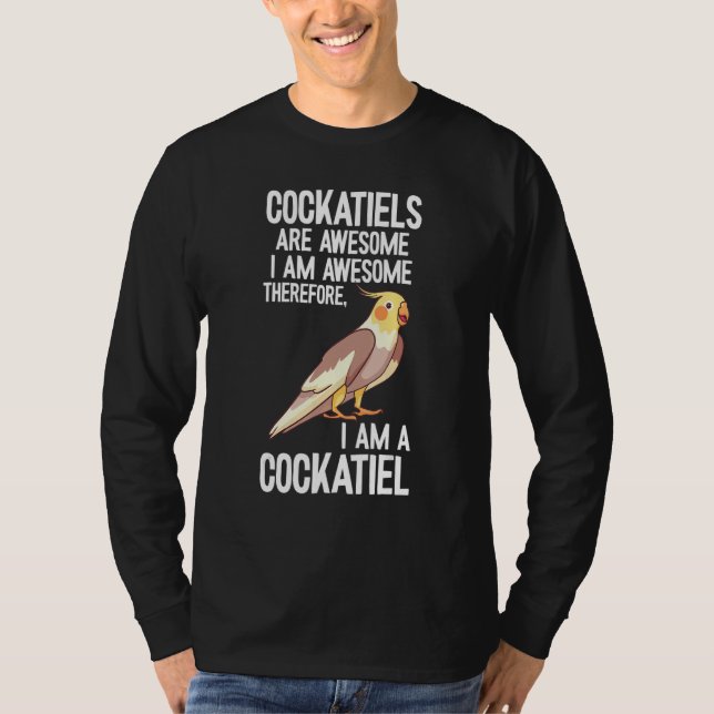 Camiseta Cockatiel Parrot Bird Watcher Cockatiel Cockatoo (Anverso)