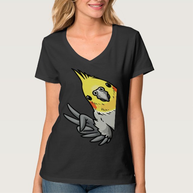 Camiseta Cockatiel Parrot From Side (Anverso)