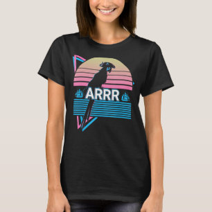 Camiseta Cockatiel Parrot Retro Arrr