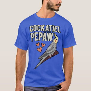 Camiseta Cockatiel Pepaw Parrot Propietario Abuelo Cockatoo