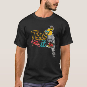 Camiseta Cockatiel Tiel Con El Propietario De Cockatiel