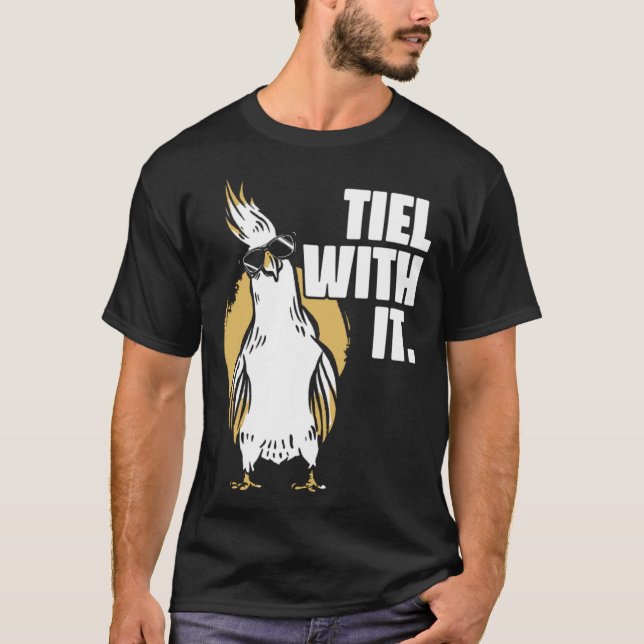 Camiseta Cockatiel Tiel With It Cool Sunglasses Bird for Pa (Anverso)