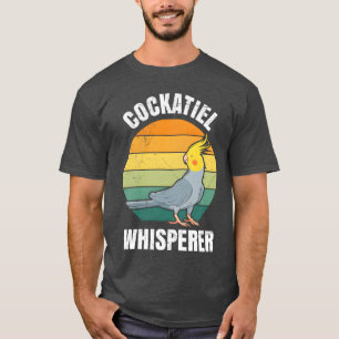 Camiseta Cockatiel Whisperer Bird Lover Parakeets retro