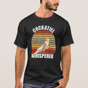 Camiseta Cockatiel Whisperer Vintage Retro Mascota Bird Coc