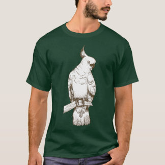 Camiseta Cockatoo Beautiful White Parrot