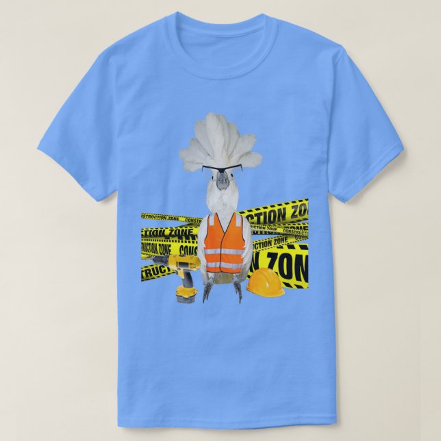 Camiseta Cockatoo de construcción (Diseño del anverso)