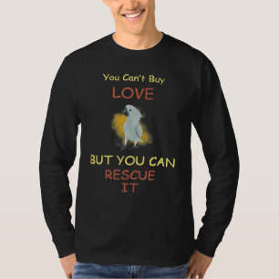 Camiseta Cockatoo de paraguas no puedes comprar amor pero p