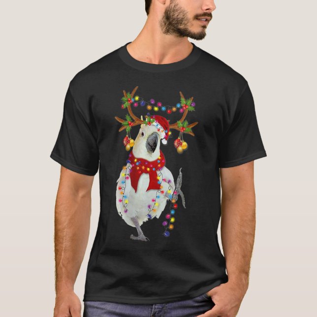 Camiseta Cockatoo Gorgeous Reindes Christmas Tree L (Anverso)