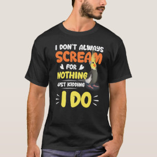Camiseta Cockatoo Lutino Weiro Parrot Quarrion Tiel Co