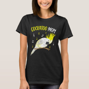 Camiseta Cockatoo Mom Parrot Bird Mujeres