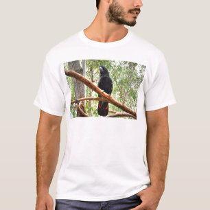 CAMISETA COCKATOO NEGRO QUEENSLAND AUSTRALIA