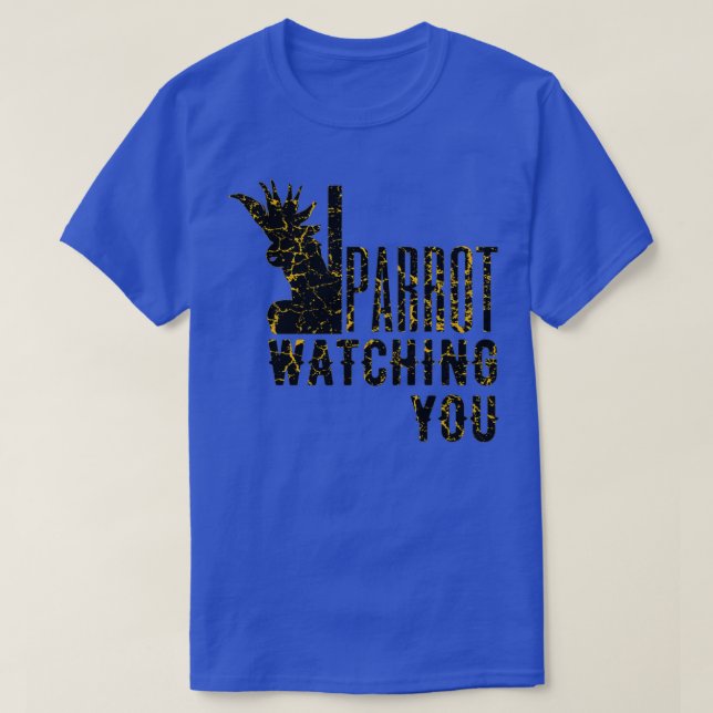 Camiseta Cockatoo Parrot observándote 1 (Diseño del anverso)