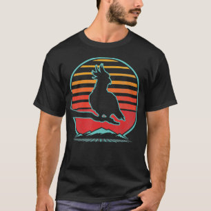 Camiseta Cockatoo Parrot Retro Vintage 80s Style Birding Gi