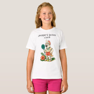 Camiseta Cockatoo Retro Personalizado Junior Padel Club Niñ