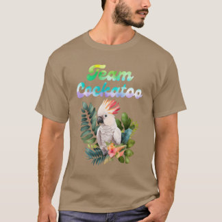 Camiseta Cockatooeam Cockatoo Bird Lover Parrot Owen Funn