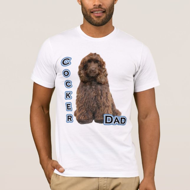Camiseta Cocker Brown Spaniel Dad 4 (Anverso)