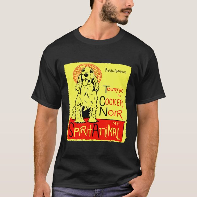 Camiseta Cocker Cute Spaniel Dog Art Cocker (Anverso)