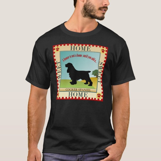 Camiseta Cocker spaniel (Anverso)