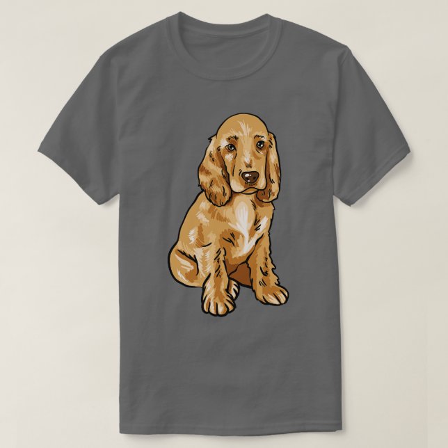 Camiseta Cocker Spaniel (Diseño del anverso)