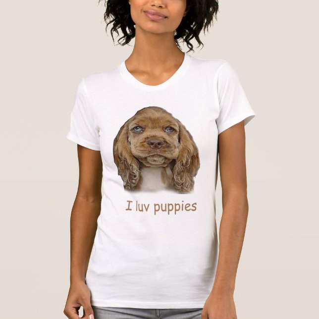 Camiseta Cocker spaniel (Anverso)