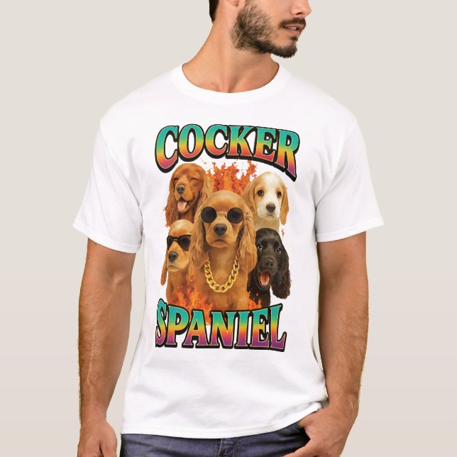 Camiseta Cocker Spaniel  (Anverso)