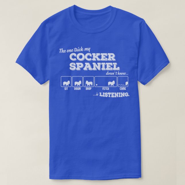 Camiseta Cocker Spaniel 3 (Diseño del anverso)