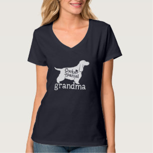 Camiseta Cocker Spaniel Abuela Regalos Cuadros Abuela Perro
