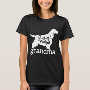 Camiseta Cocker Spaniel Abuela Regalos Cuadros Abuela Perro