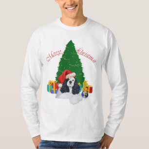 Camiseta Cocker Spaniel Americano Navidad