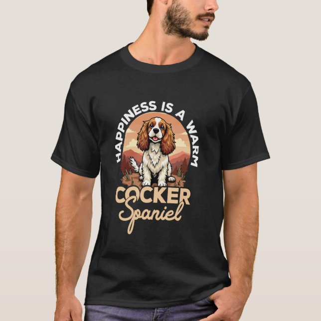 Camiseta Cocker Spaniel Cocker Spaniel inglés Amantes de lo (Anverso)