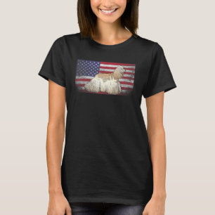 Camiseta Cocker Spaniel Dog 4 De Julio Bandera Americana Am